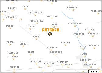 map of Potsdam