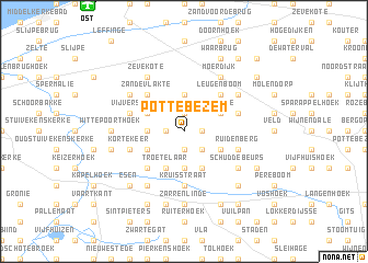 map of Pottebezem