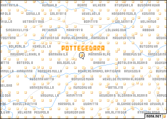 map of Pottegedara