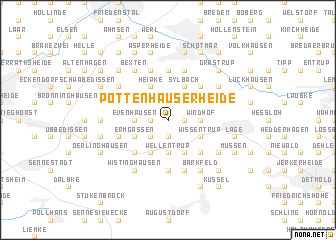 map of Pottenhauserheide