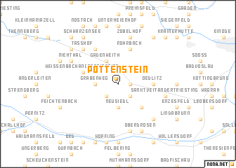 map of Pottenstein