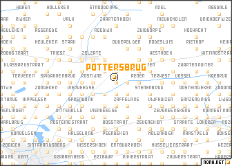 map of Pottersbrug