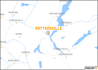 map of Pottersville