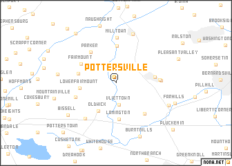 map of Pottersville
