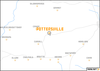 map of Pottersville