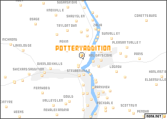 map of Pottery Addition