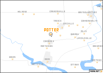 map of Potter