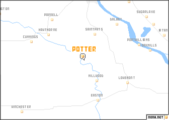 map of Potter