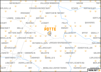 map of Potte