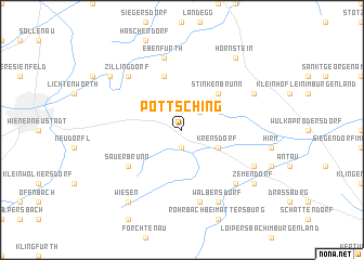 map of Pöttsching