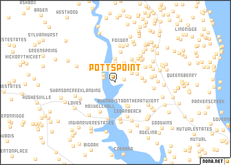 map of Potts Point