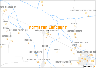 map of Potts Trailer Court