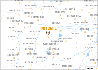 map of Potugal