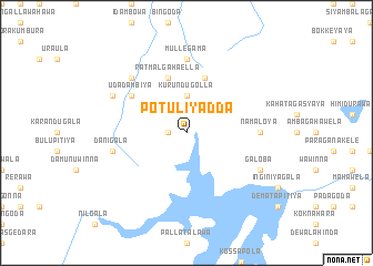 map of Potuliyadda