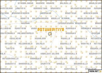 map of Potuwepitiya