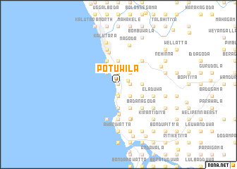 map of Potuwila