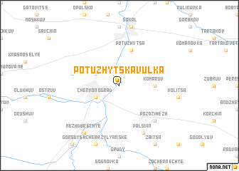 map of Potuzhytska-Vulʼka