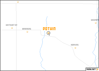 map of Potwin