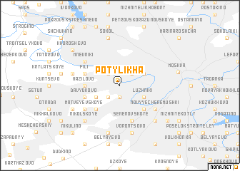 map of Potylikha