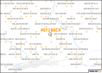 map of Potzbach