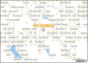 map of Potzenberg