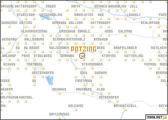 map of Pötzing