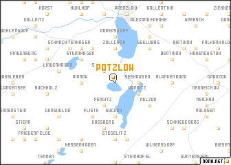 map of Potzlow