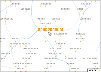 map of Pouarogoudi