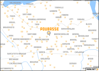 map of Poubasse