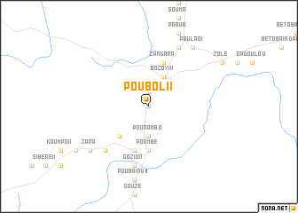 map of Poubol II