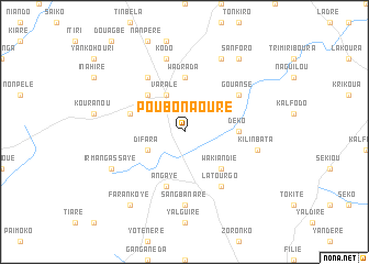 map of Poubonaouré