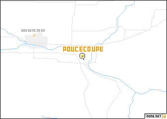 map of Pouce Coupé
