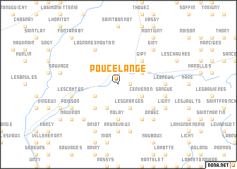 map of Poucelange
