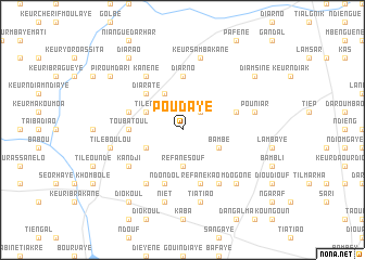 map of Poudaye