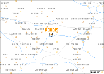 map of Poudis