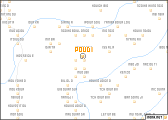 map of Poudi