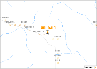 map of Poudjio