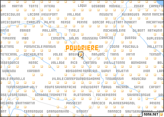 map of Poudrière