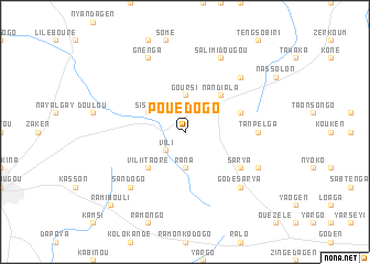 map of Pouèdogo