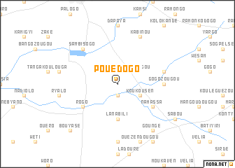 map of Pouèdogo