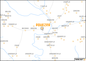 map of Pouezra