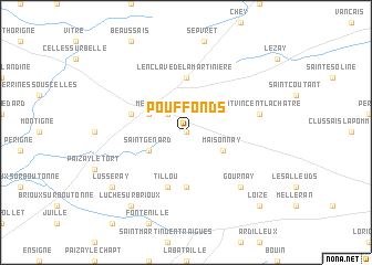 map of Pouffonds