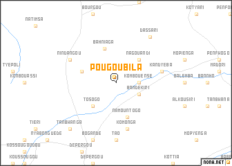 map of Pougoubila