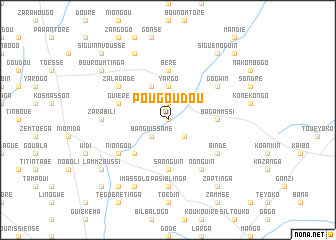 map of Pougoudou