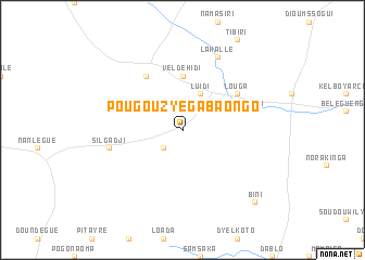 map of Pougouzyégabaongo