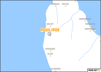map of Pouilipoé