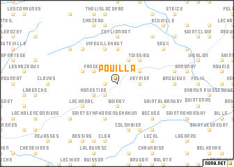 map of Pouilla