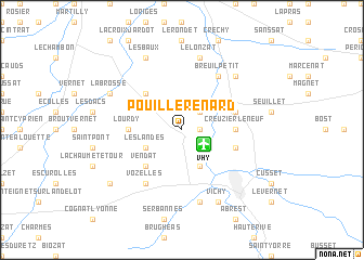 map of Pouille-Renard