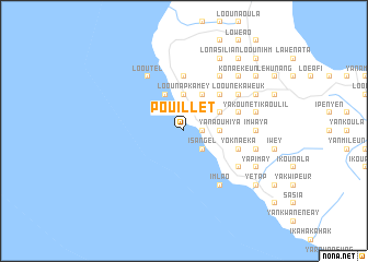 map of Pouillet