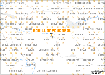 map of Pouillon Fourneau